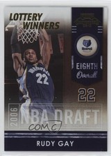 2009-10 Playoff Contenders Lottery Winners Gold 95/100 Rudy Gay #12 nd3