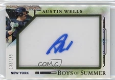 2025 Panini Boys of Summer Jumbo Acetate Signatures /199 Austin Wells #24 Auto