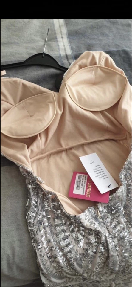 Pink Boutique Nazz Collection Evening Ballgown Prom Christmas Party Dress Sz 12 - Image 4 of 4