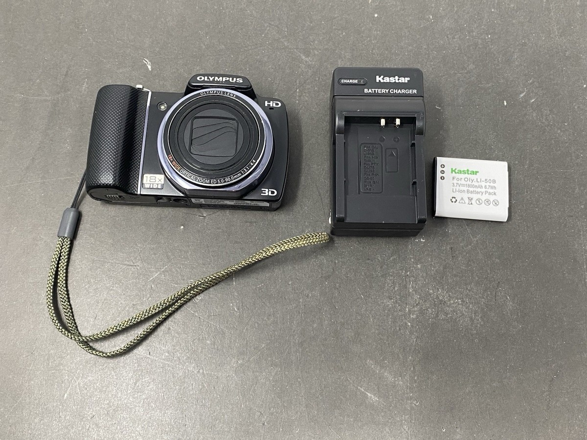Olympus SZ-10 14MP 3D HD Digital Camera with Battery & Charger