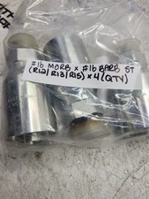 4 PC LOT - 499-1187 4991187 #16 MORBT #16 BARB ST Hydraulic Fitting