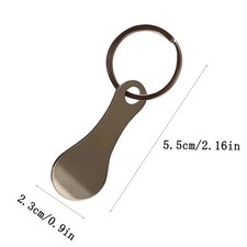 1/2pcs Metal Shopping Cart Tokens Trolley Token Key Ring Decorative Keychain