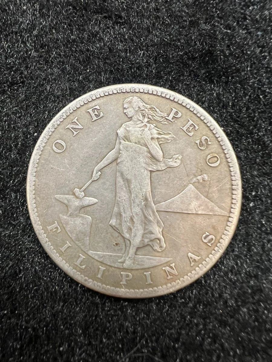 银色1909 年菲律宾硬币| eBay