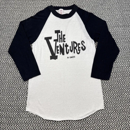 Vintage 1980’s The Ventures Band MENS SMALL 3/4 Sleeve Ragla 1980s vintage concert t-shirt, vintage, size S, single stitch, B+ condition