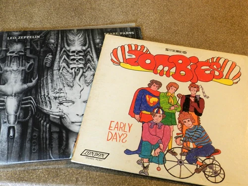 Led Zeppelin The Zombies Lot of 2 LP Spare Parts / Early Days