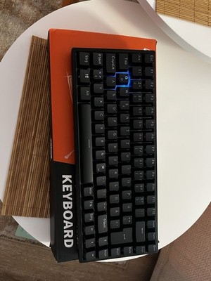 RK Royal KLUDGE RK84 Wireless Gaming-Tastatur 75% RGB QWERTY Braune Schalter