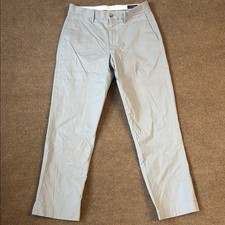 Polo Ralph Lauren Pants Mens 30x30 Gray Chino Stretch Classic Fit Cotton Casual