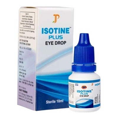 Eye Drops Isotine Plus Cataract Glaucoma Care USA OFFICIAL EXP.2027