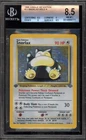 Pokemon Snorlax Jungle 1st Edition Holo Rare #11 BGS 8.5