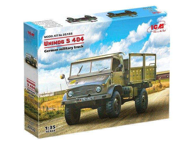 Icm 35135 - 1:35 Unimog S 404, German Military Truck - New