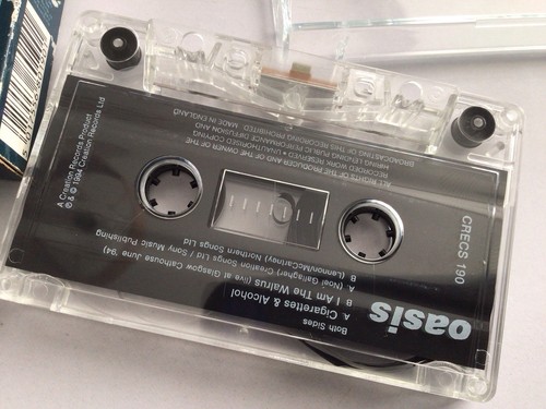 Oasis Cigarettes & Alcohol Cassette Tape Single Cigarette Box + Roll with READ - Picture 8 of 16
