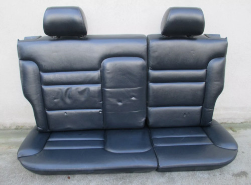 LEDER Rücksitzbank Audi A3 S3 8L schwarz onyx Rückbank Ausstattung