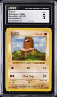 1999 POKEMON BASE SET SHADOWLESS #47/102 DIGLETT CGC 9