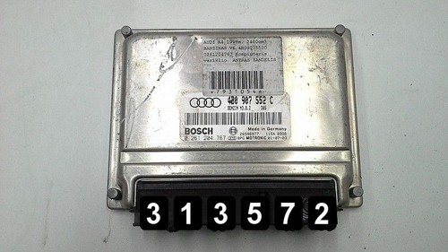 AUDI A4 STEUERGERÄT 4B0907552C 0261204767 2.4 BENZIN ORIGINAL BJ 2001