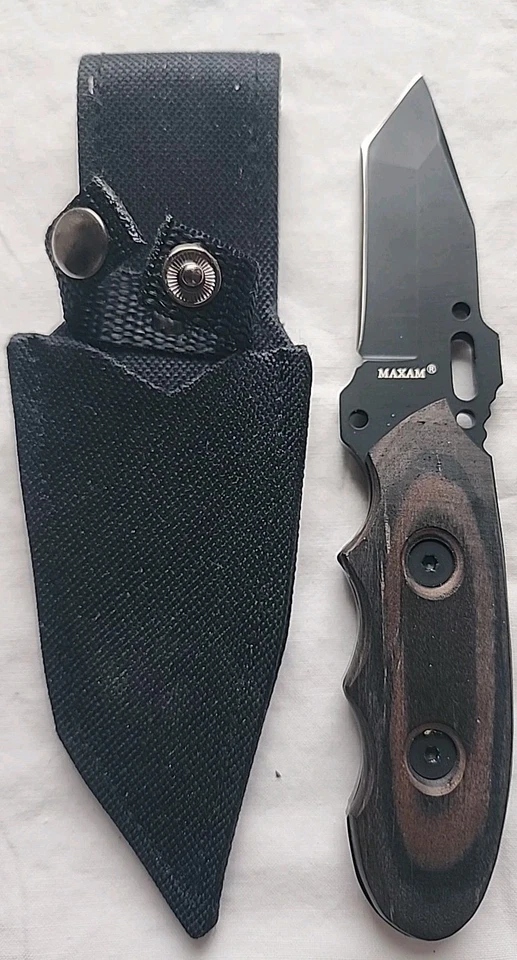 2002 年 Maxam 战术刀带鞘 #SKTOPS 停产型号/全新带盒 — 第 2/4 张图片