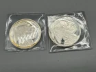 Two Troy Ounces .999 Silver (2) Silver Buffalo One Troy Oz. Rounds