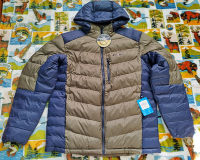 NWT Columbia Labyrinth Loop Hooded Jacket Omni Heat Infinity Size L Large Mens