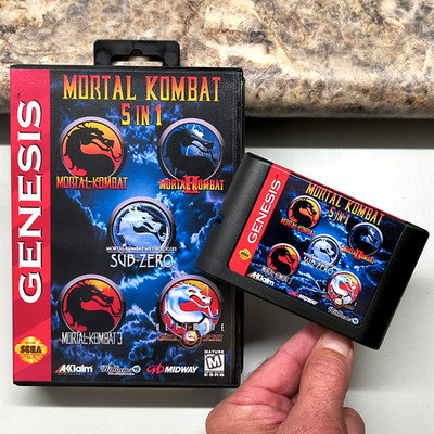 Mortal Kombat ''5 in 1 Edition'' for Sega Genesis with case