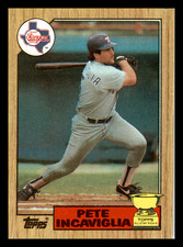 1987  Topps Pete Incaviglia All-Star Rookie Gold Cup RC #550 Near Mint NM