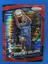 2025 #69 Courtney Williams Panini Prizm Red Pulsar Prizm 057/299