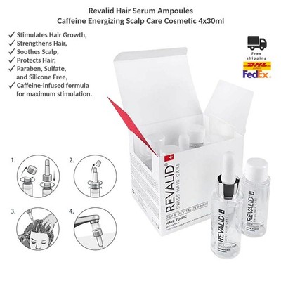 Revalid Haarserum Ampullen Koffein gegen Haarverdünnung 4x30ml
