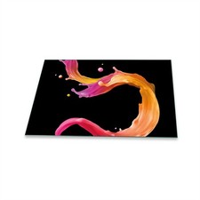 Herdabdeckplatten Ceranfeld Spritzschutz Glasplatte 80x52 Deko Abstrakt Bunt