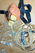 Scott Oxygen Mask With Microphone and Flow meter.