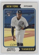 2023 Topps Heritage High Number Jhony Brito #557 sl3