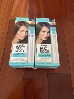 2 Loreal Magic Root Rescue Permanent Haircolor #5 Matches Medium Brown Shades