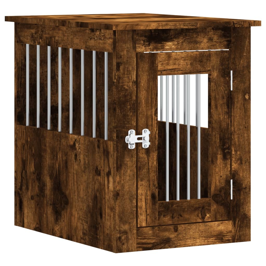 Niche d'intérieur meuble cage pour chien Helloshop26 pour salon