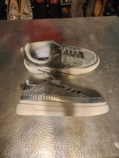 Lucky Step Rhinestone Sneakers Sparkly Bling, Size 10