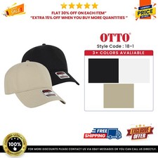 OTTO CAP 6 Panel Low Profile Baseball Cap - 18-1