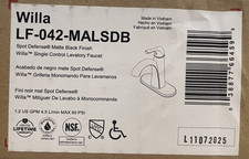 Pfister LF-042-MALSDB Willa 1.2 GPM Bathroom Faucet w/ Pop-Up Drain *READ*