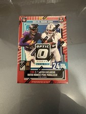 2025 Panini NFL Optic Donruss Football Trading Card Blaster Box Pink parallels