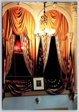 Fords Theatre State Box Exterior View Washington DC Lincoln Vintage Postcard