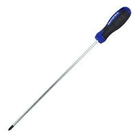 Faithfull Schraubendreher Soft-Grip Lang Pozidriv PZ1 250Mm Schwarz