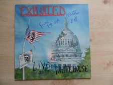 Wattie Buchan Autogramm signed LP-Cover "The Exploited - Live Whitehouse" Vinyl