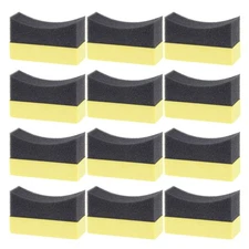  30pcs Tire Applicator: Car Wax Tire Dressing Shine Color Polishing Sponge - Wax