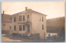 Vintage Early 1900s American Home Postcard AZO Stamp Box AA77