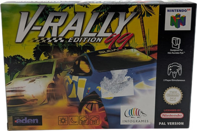 V-Rally Edition 99 - Nintendo 64 Spiel - N64 - OVP mit Anleitung (Gut)