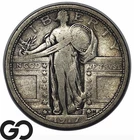 1917-D Standing Liberty Quarter, Type 1