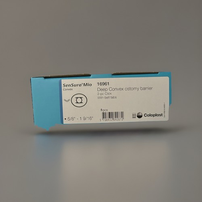 #ad #ad Coloplast SenSura Mio Click 16961 Deep Convex Ostomy Barrier 2piece Belt Tabs $20.00