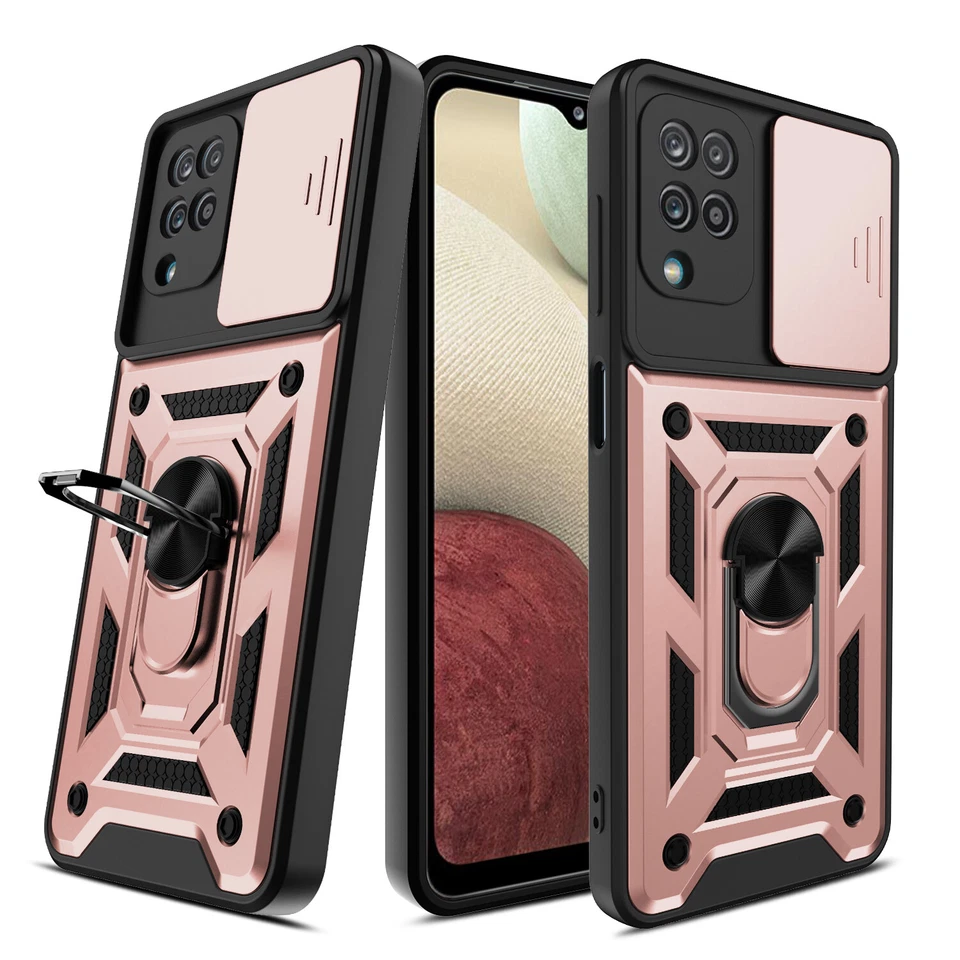 HOT For Samsung Galaxy A14 5G A02S A32 A13 Holder Slim Cover Screen Protector - Image 4 of 4