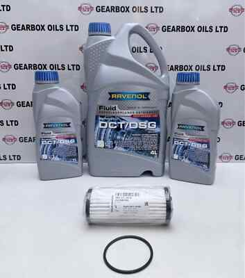 AUDI VW DSG 7 SPEED DQ500 AUTOMATIC GEARBOX FILTER 6L RAVENOL OIL SERVICE KIT