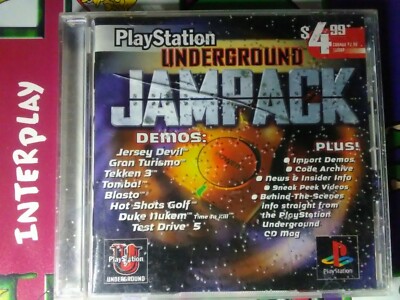 playstation underground jampack. Very Good condition. CIB. Clean Disc.