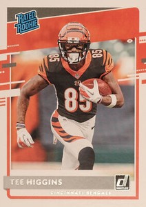 2020 Panini Donruss Football Rated Rookies #310: Tee Higgins Donruss Base