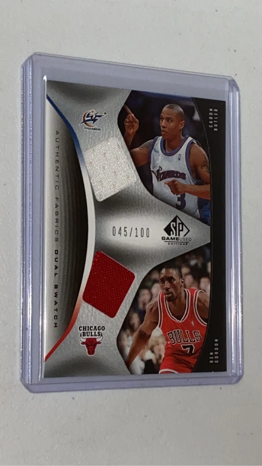 2006-07 SP Game Used Dual Jersey Swatch /100 Caron Butler Ben Gordon #AFD-BG - Image 2 of 4