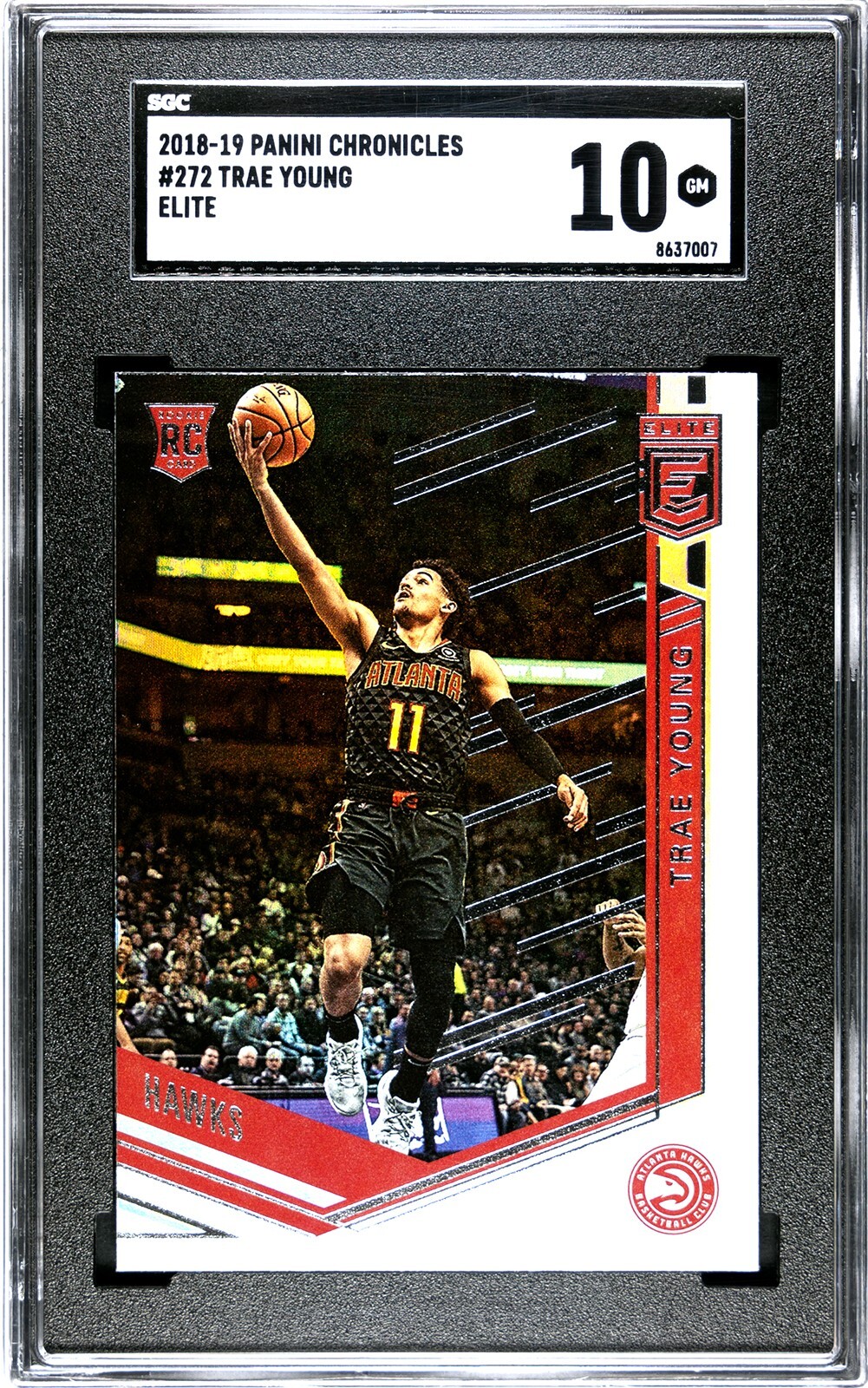 2018-19 Panini Chronicles Elite #272 Trae Young SGC 10 GEM MINT RC