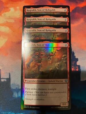 MTG Commander Legends Rograkh Son of Rohgahh Foil x 4 | eBay