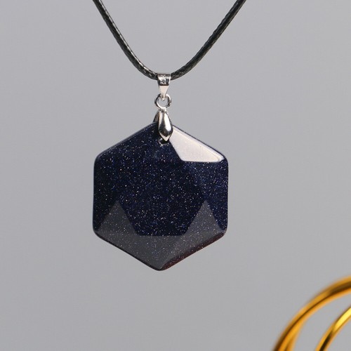 Natural Crystal Pendulum Heart Raw Rough Quartz Stone Pendant Hexagonal Necklace - Picture 182 of 305